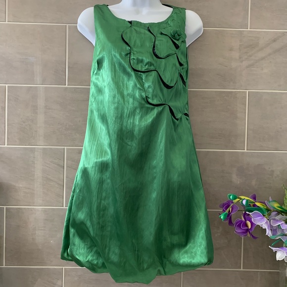 SugarLips emerald green bubble hem dress - Picture 7 of 14